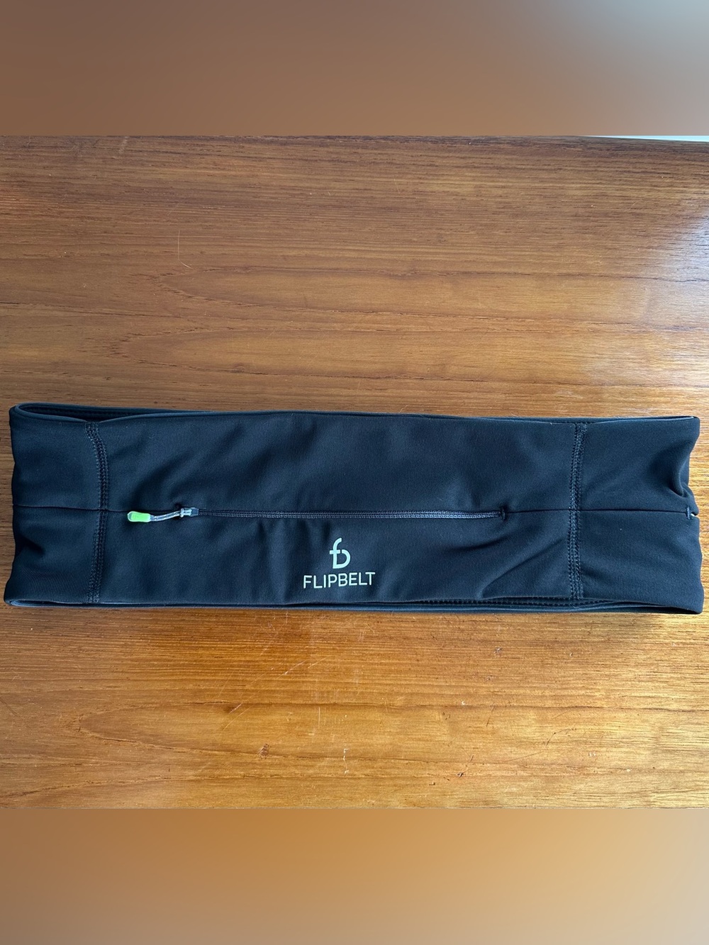 EUC FlipBelt Running Waist Pack in Black - Made in USA - multi pocket, key ring